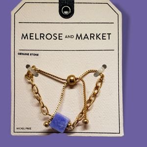 Melrose and Market                              Genuine stone adjustable Silver